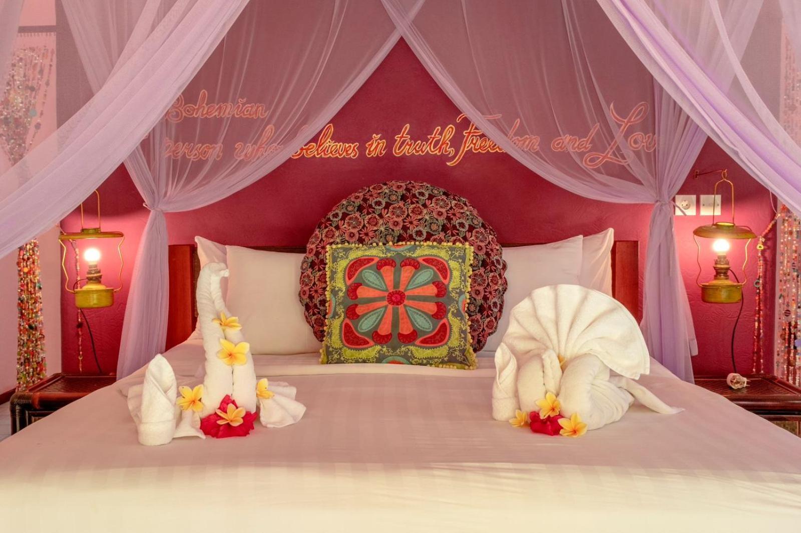 Отель Bali Bohemia Huts Убуд Экстерьер фото